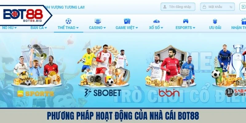 Phương pháp hoạt động của nhà cái BOT88
