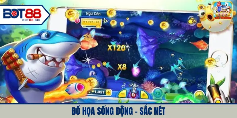 Đồ họa sống động, sắc nét